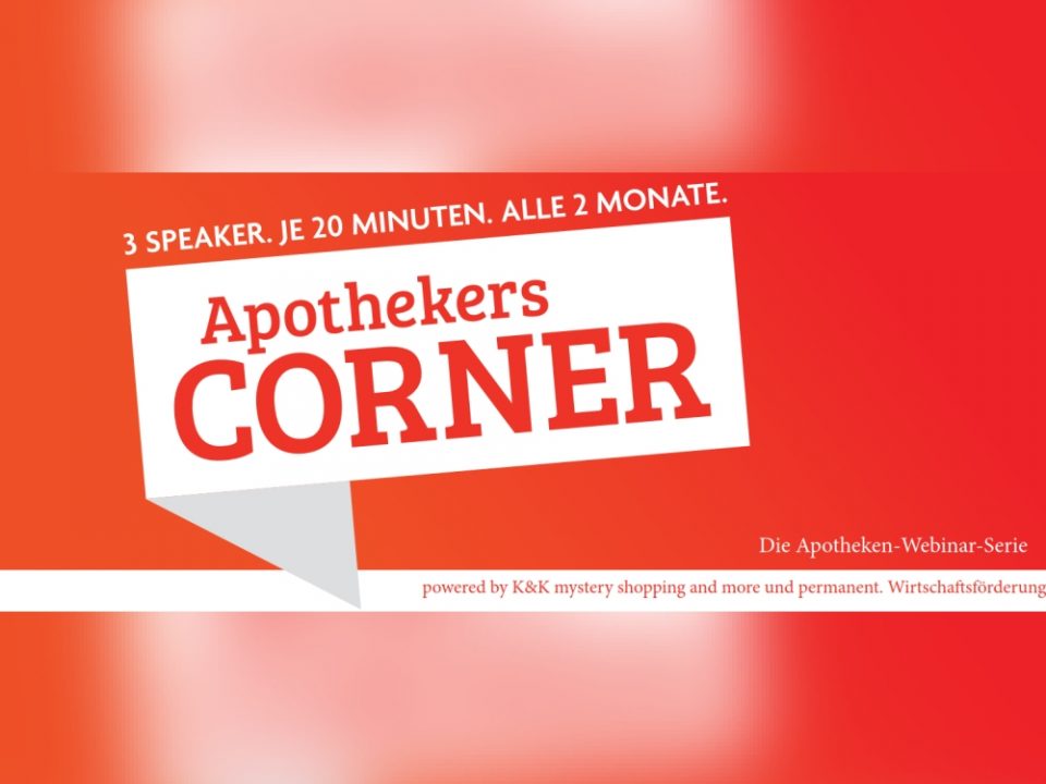 Apothekers CORNER-Webinar am 19.03.2020, 19:00 Uhr