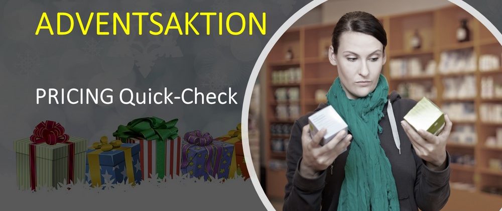 Adventsaktion 2020 - PRICING Quick Check
